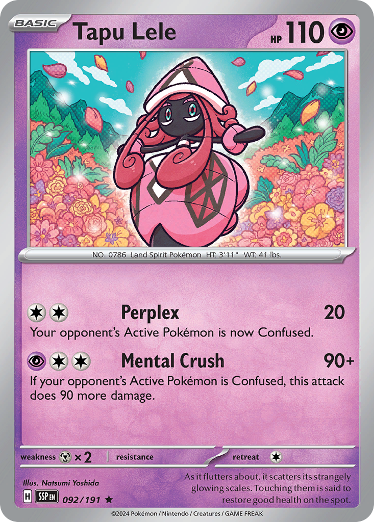 092/191 - Tapu Lele - [Rare]