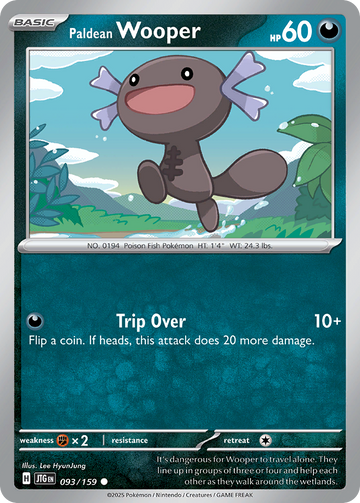 093/159 - Paldean Wooper - [Common] - Reverse Holo