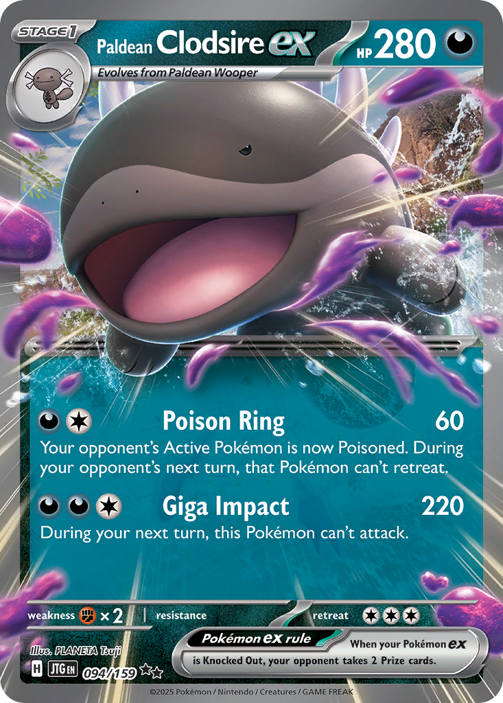 094/159 - Paldean Clodsire ex - [Double Rare]