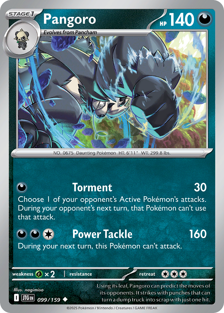 099/159 - Pangoro - [Uncommon] - Reverse Holo