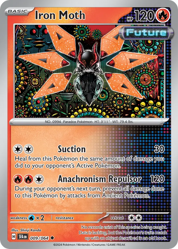 009/064 - Iron Moth - [Uncommon] - Reverse Holo