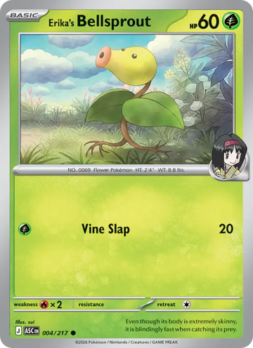 Losse Pokémonkaart 004/217 - Erika's Bellsprout - Ascended Heroes - [Common]