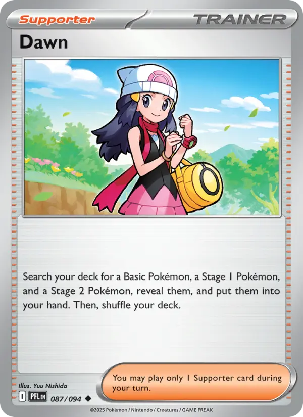 Losse Pokémonkaart 087/094 - Dawn - Phantasmal Flames - [Uncommon]