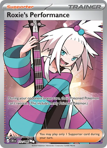 Losse Pokémonkaart 112/086 - Roxie's Performance - Chaos Rising - [Ultra Rare]