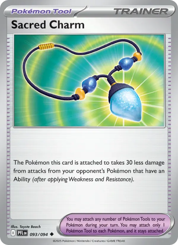 Losse Pokémonkaart 093/094 - Sacred Charm - Phantasmal Flames - [Uncommon]