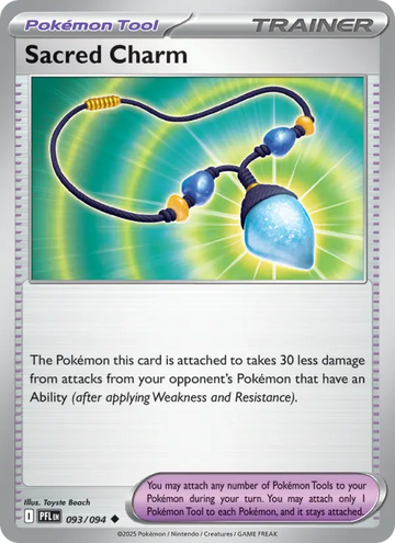 Losse Pokémonkaart 093/094 - Sacred Charm - Phantasmal Flames - [Uncommon]