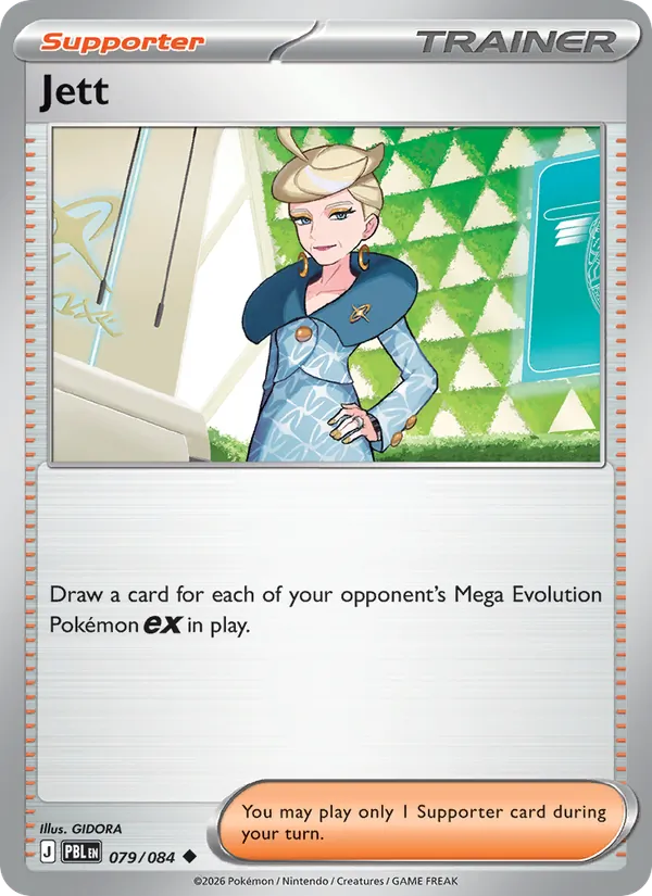 Losse Pokémonkaart 079/084 - Jett - Pitch Black - [Uncommon]