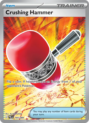Losse Pokémonkaart 105/084 - Crushing Hammer - Pitch Black - [Ultra Rare]