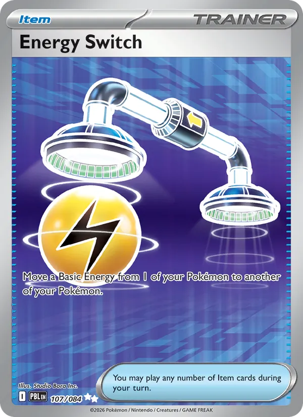 Losse Pokémonkaart 107/084 - Energy Switch - Pitch Black - [Ultra Rare]