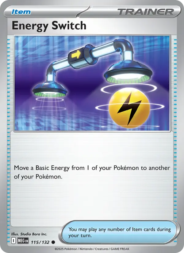 Losse Pokémonkaart 115/132 - Energy Switch - Mega Evolution - [Common]