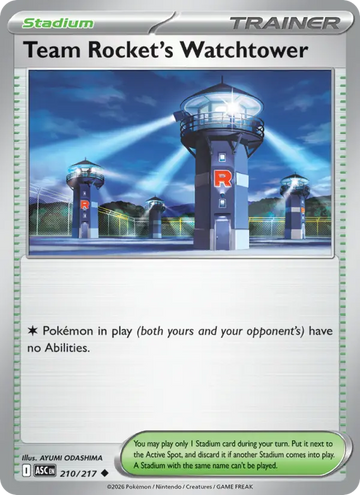 Losse Pokémonkaart 210/217 - Team Rocket's Watchtower - Ascended Heroes - [Uncommon]