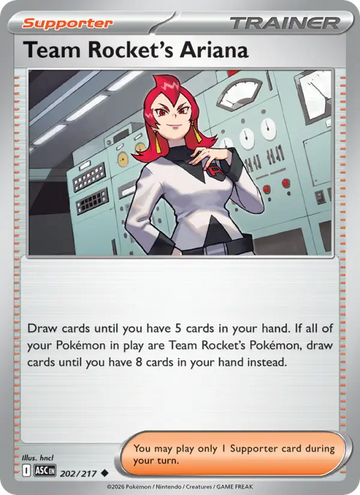 Losse Pokémonkaart 202/217 - Team Rocket's Ariana - Ascended Heroes - [Uncommon]