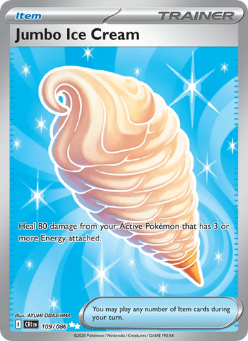 Losse Pokémonkaart 109/086 - Jumbo Ice Cream - Chaos Rising - [Ultra Rare]