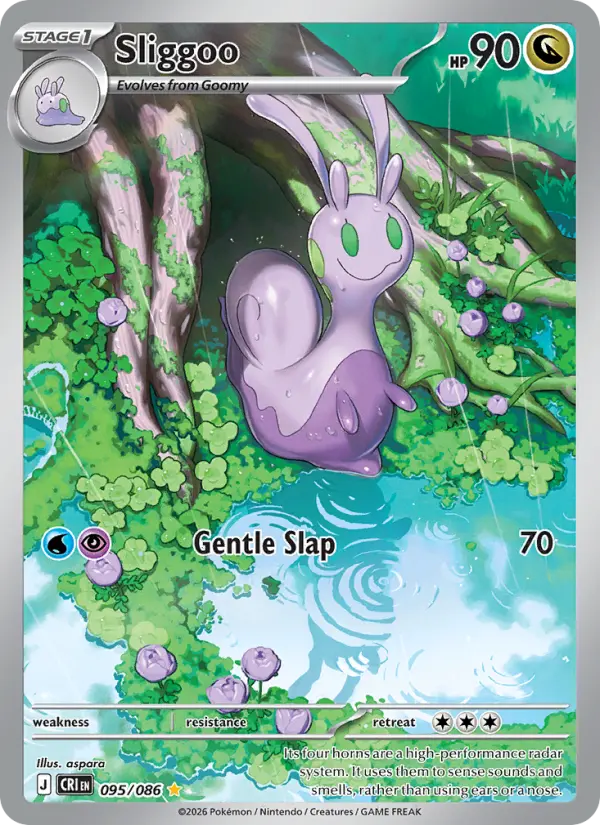 Losse Pokémonkaart 095/086 - Sliggoo - Chaos Rising - [Illustration rare]