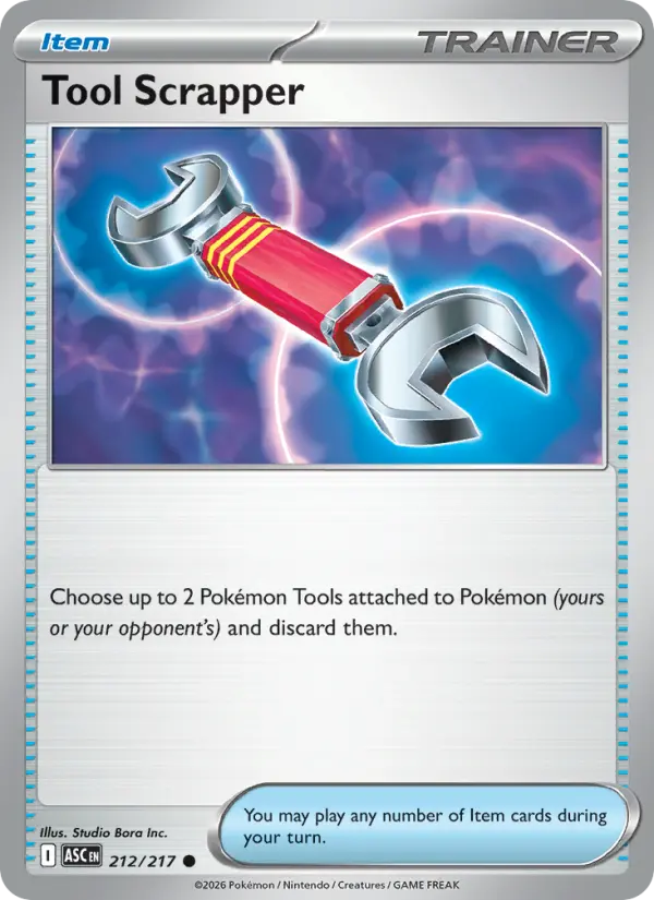 Losse Pokémonkaart 212/217 - Tool Scrapper - Ascended Heroes - [Common] - Reverse Holo