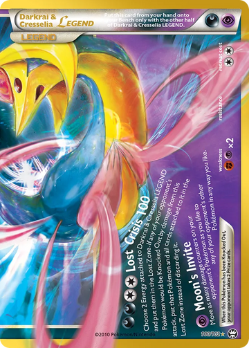 Losse Pokémonkaart 100/102 - Darkrai & Cresselia LEGEND - 30th Celebration: Classic Collection - [Classic Collection]