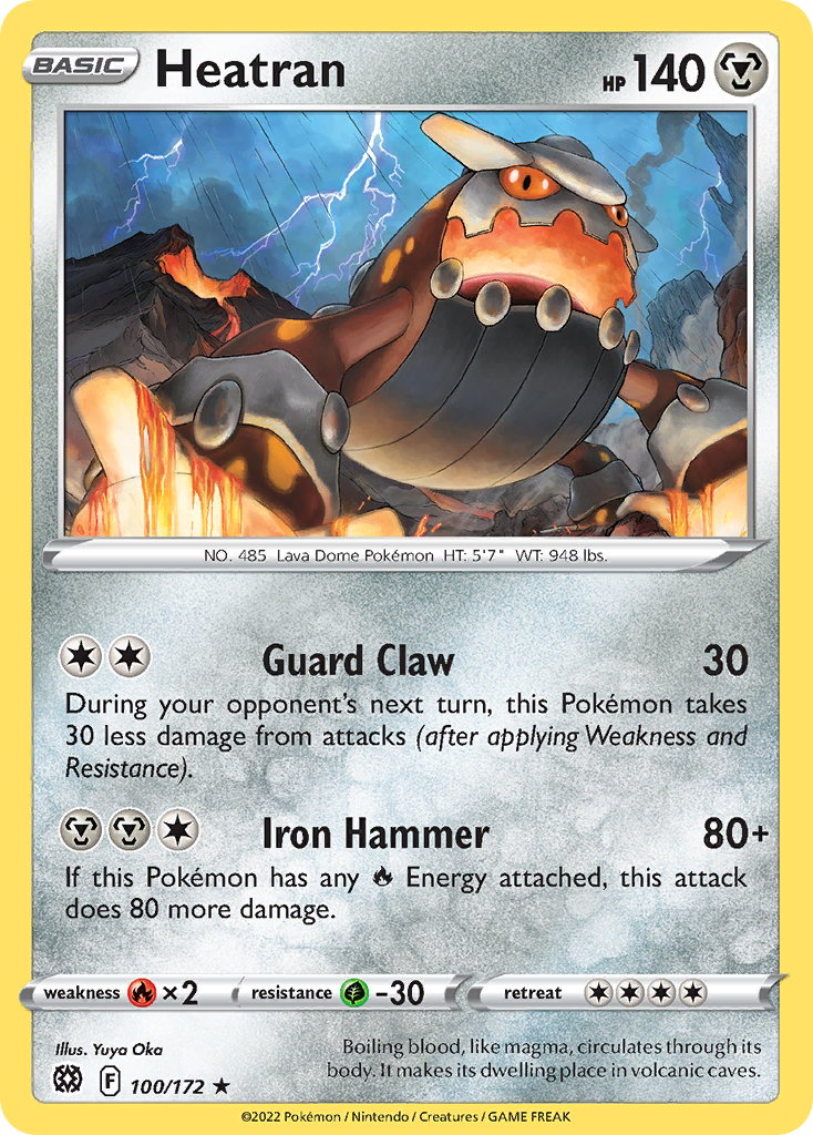100/172 - Heatran - [Rare]