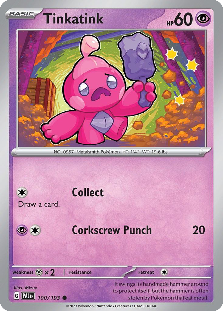 100/193 - Tinkatink - [Common] - Reverse Holo