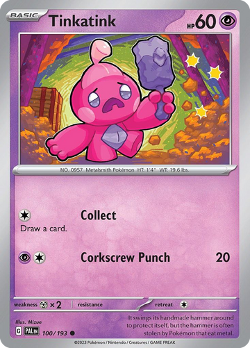 100/193 - Tinkatink - [Common] - Reverse Holo