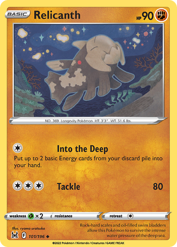 101/196 - Relicanth - [Uncommon]