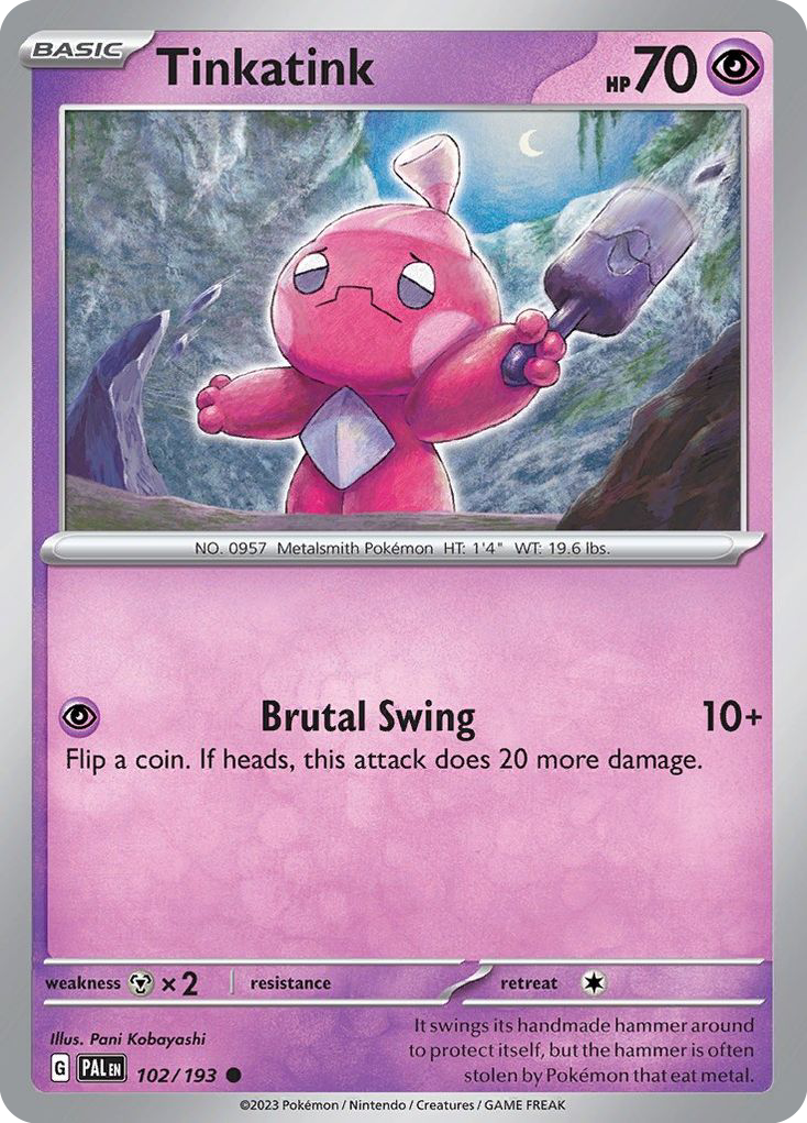 102/193 - Tinkatink - [Common] - Reverse Holo