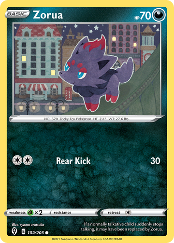 102/203 - Zorua - Reverse Holo - [Common]