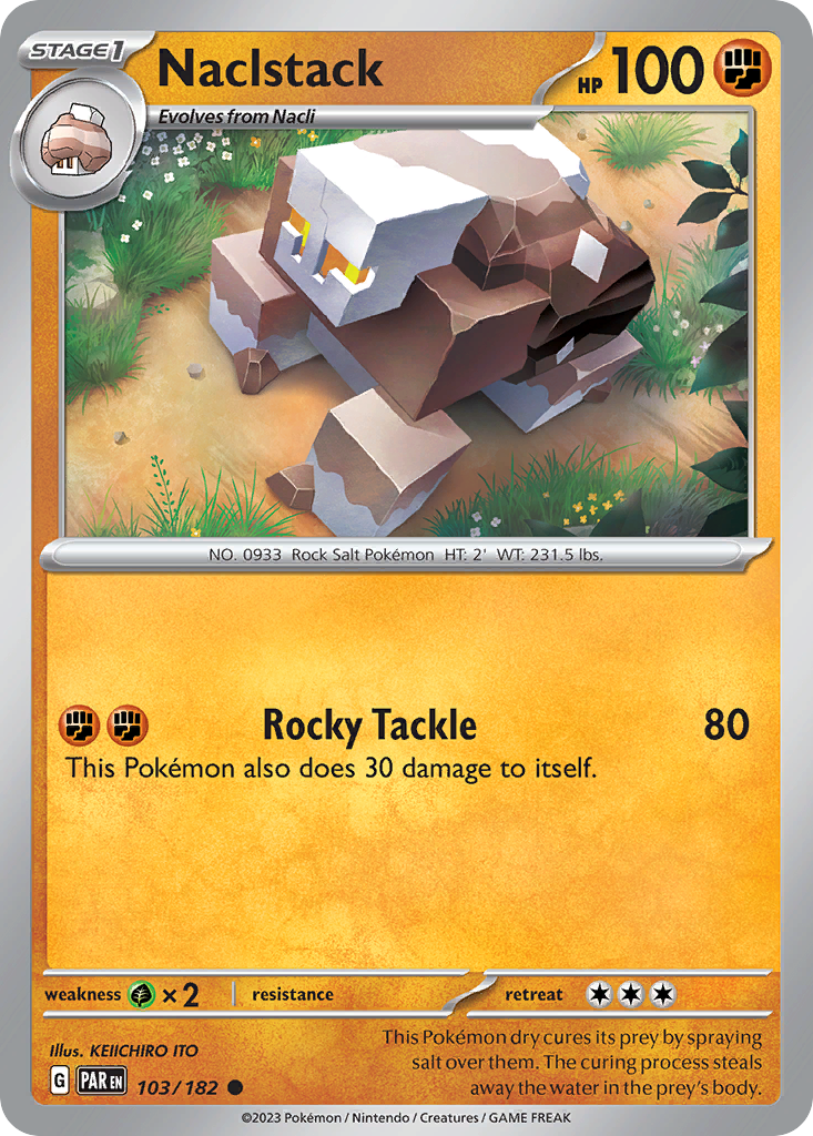 103/182 - Naclstack - [Common] - Reverse Holo-Pokemeister