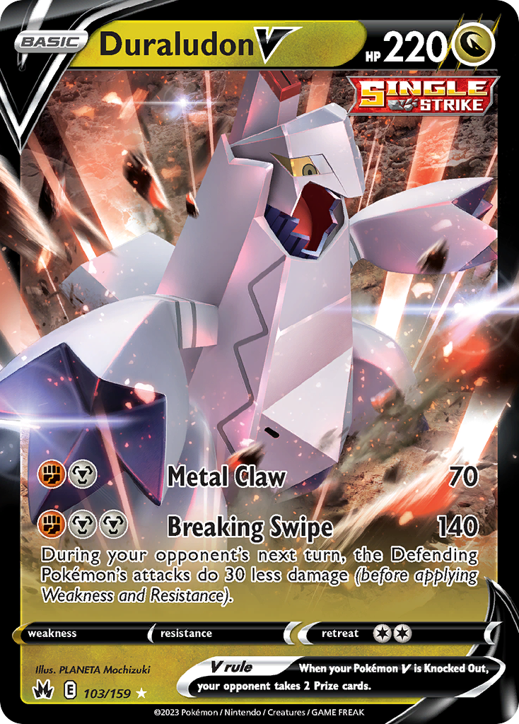 103/159 - Duraludon V - [Rare Holo V]