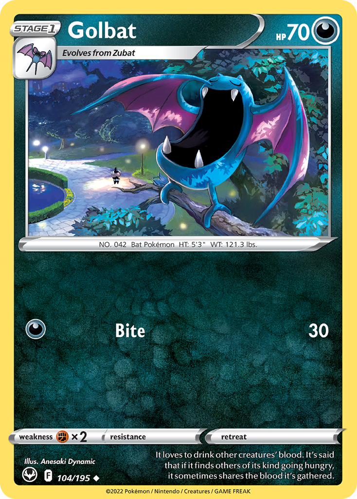 104/195 - Golbat - [Uncommon] - Reverse Holo