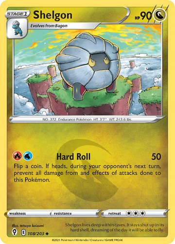 108/203 - Shelgon - Reverse Holo - [Uncommon]