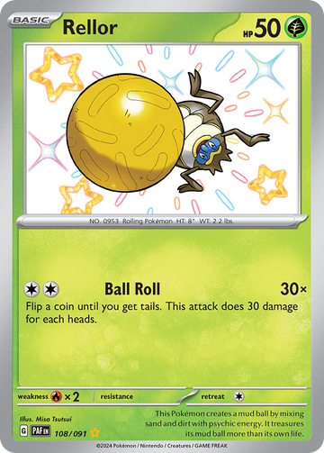 108/091 - Rellor - [Shiny Rare]