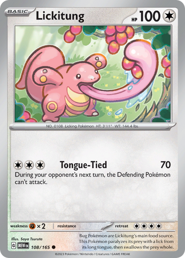 108/165 - Lickitung - [Common]