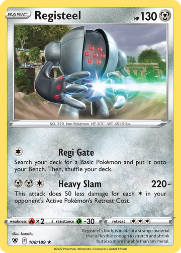 108/189 - Registeel - [Rare]