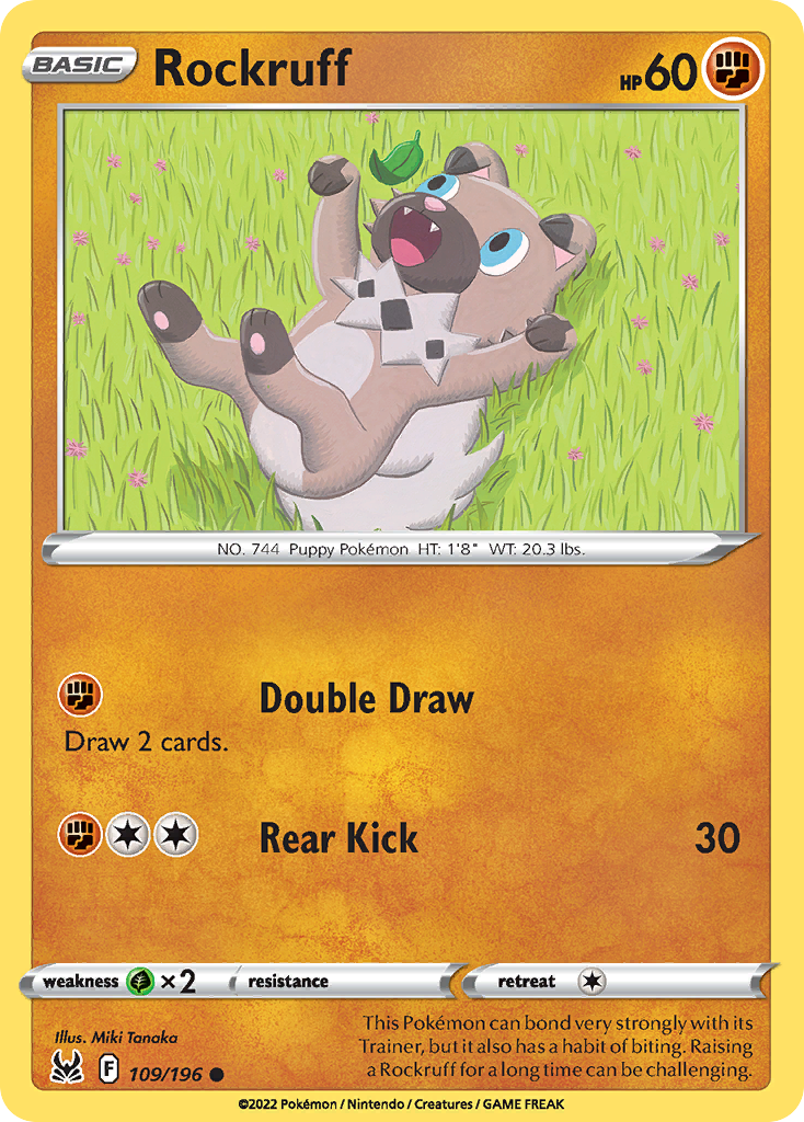 109/196 - Rockruff - [Common]