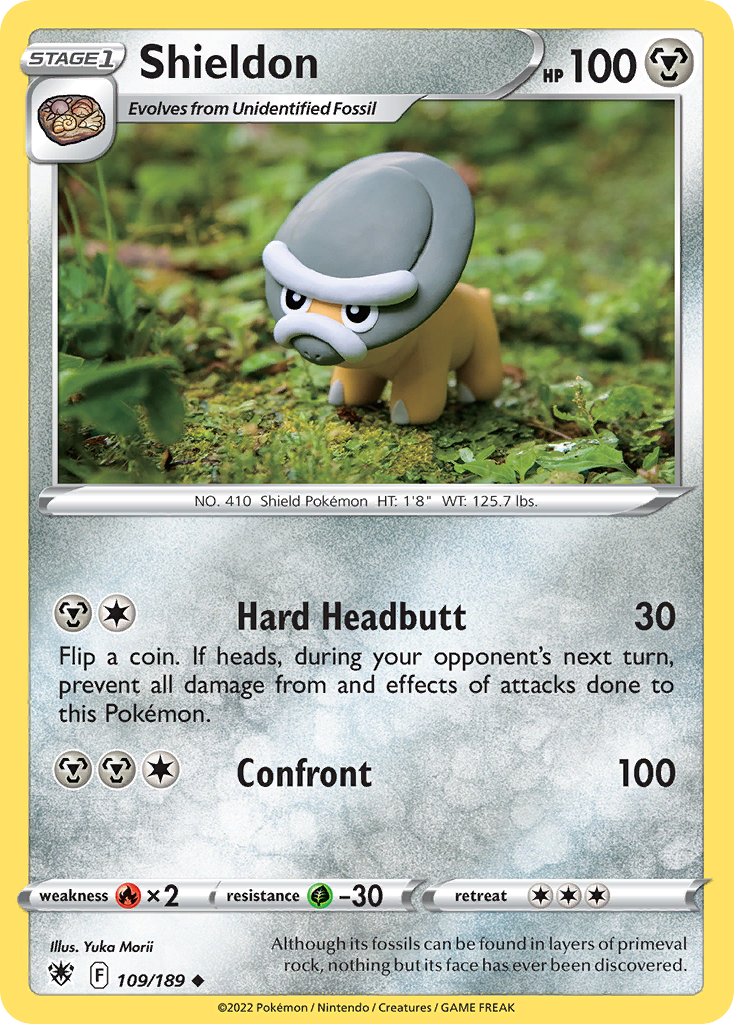 109/189 - Shieldon - Reverse Holo - [Uncommon]
