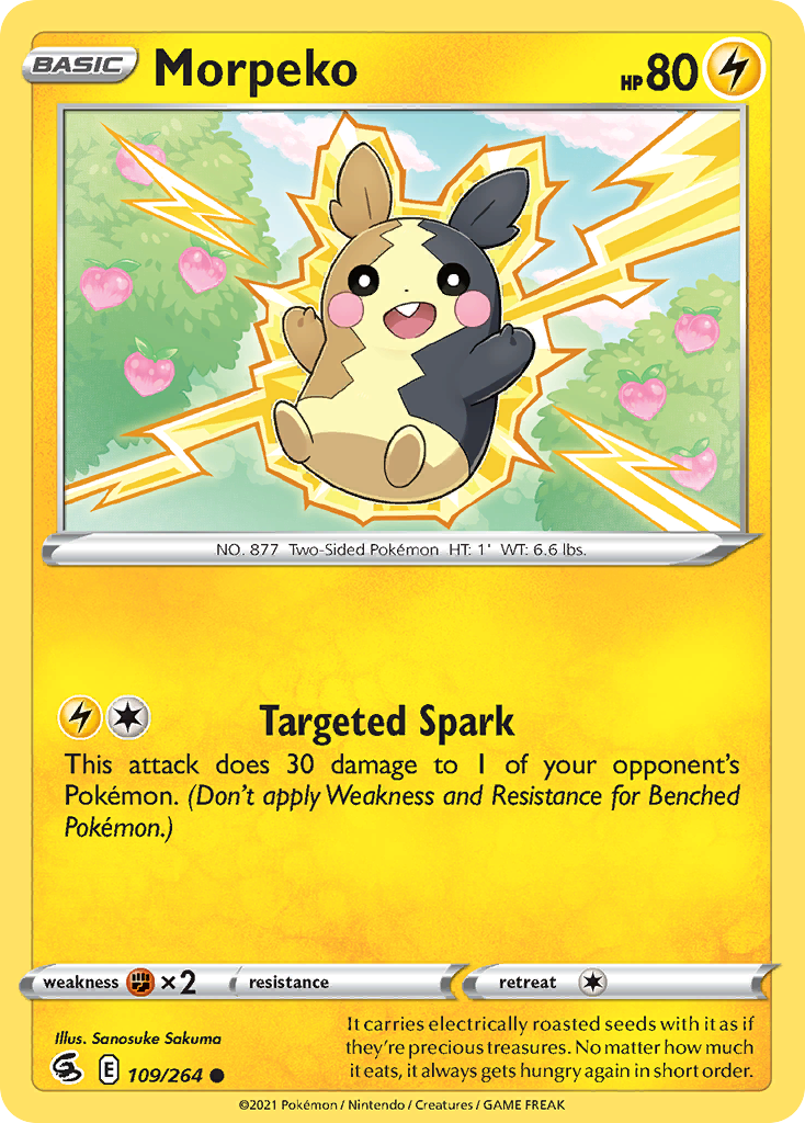 Pokémonkaart 109/264 - Morpeko - Fusion Strike - [Common]