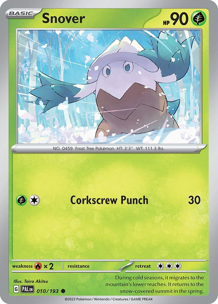 010/193 - Snover - [Common] - Reverse Holo