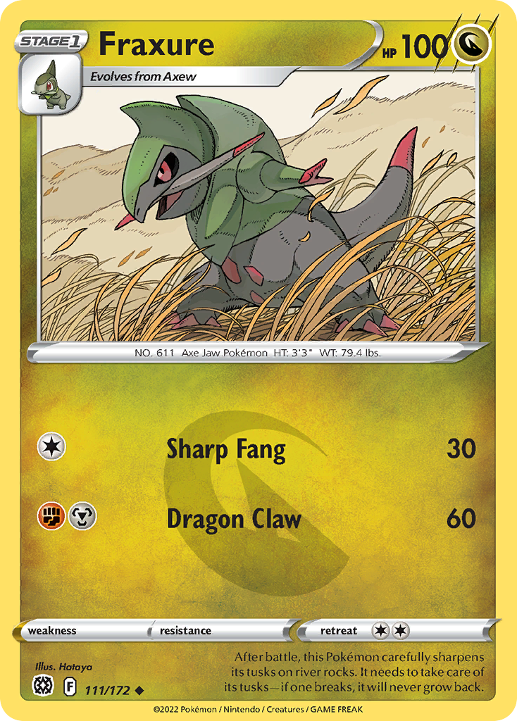 111/172 - Fraxure - [Uncommon]