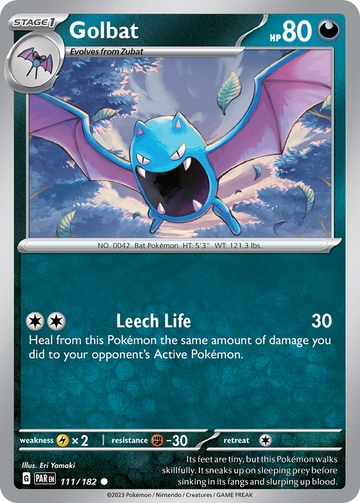 111/182 - Golbat - [Common] - Reverse Holo