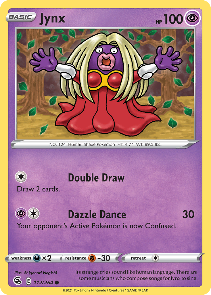 Pokémonkaart 112/264 - Jynx - Fusion Strike - [Common]