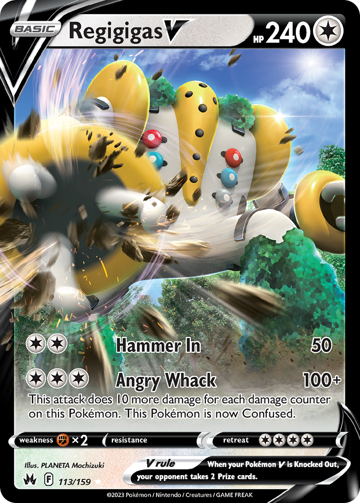 113/159 - Regigigas V - [Rare Holo V]