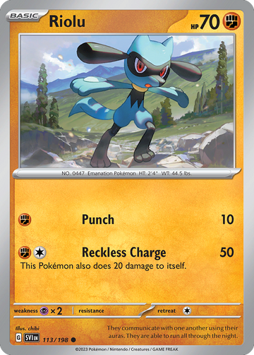 113/198 - Riolu - [Common]