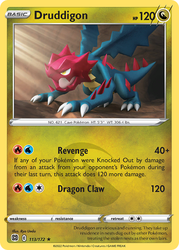 113/172 - Druddigon - [Rare]