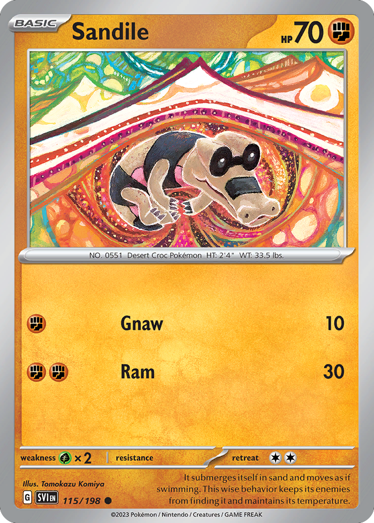 115/198 - Sandile - [Common] - Reverse Holo