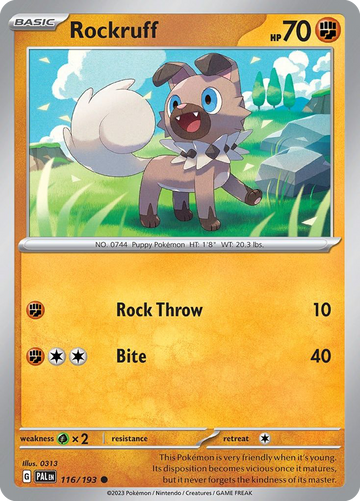 116/193 - Rockruff - [Common]