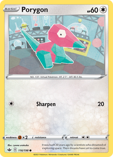 116/198 - Porygon - [Common]