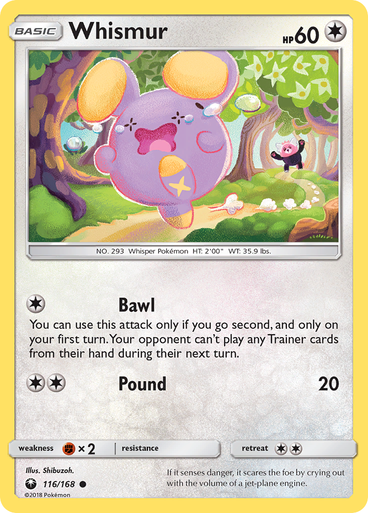 Pokémonkaart 116/168 - Whismur - Celestial Storm - [Common]