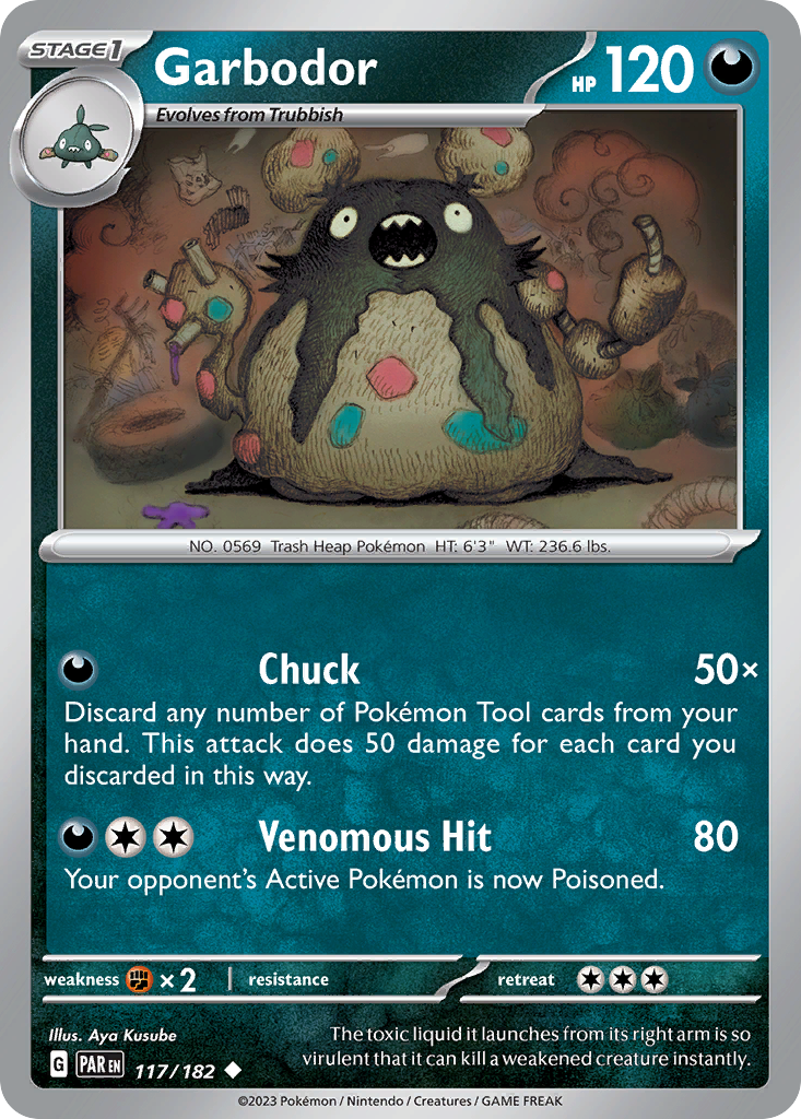 117/182 - Garbodor - [Uncommon]-Pokemeister