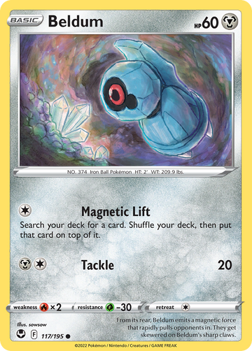 117/195 - Beldum - [Common] - Reverse Holo