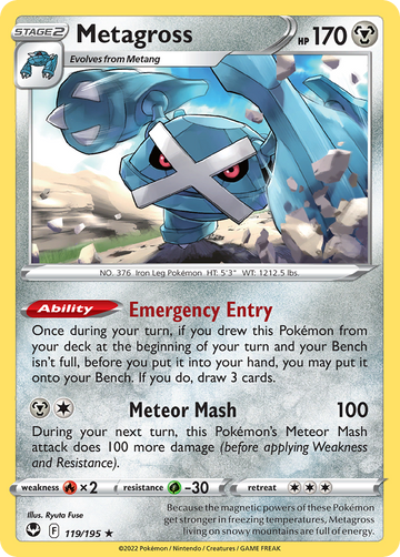 119/195 - Metagross - [Rare Holo]